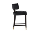 Sunpan Tatum Counter Stool in Piccolo Black