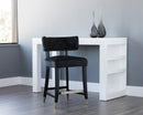 Sunpan Tatum Counter Stool in Piccolo Black