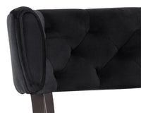 Sunpan Tatum Counter Stool in Piccolo Black