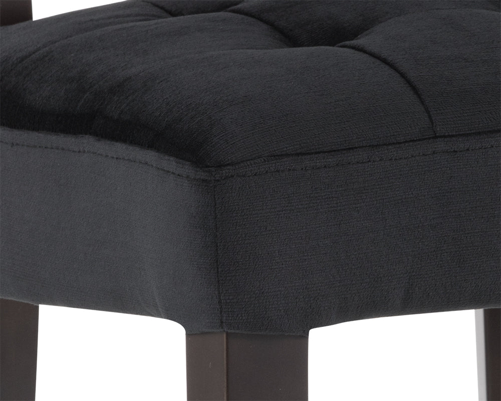 Sunpan Tatum Counter Stool in Piccolo Black