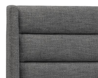 Sunpan Emmit Bed - Queen in Marble / Quarry / Merino Pearl