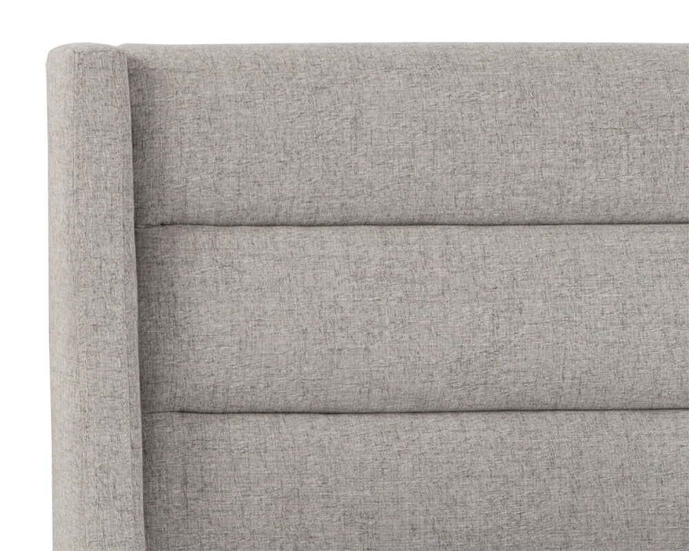 Sunpan Emmit Bed - King in Marble / Quarry /Merino Pearl