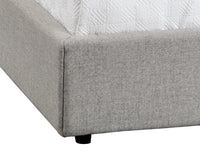 Sunpan Emmit Bed - King in Marble / Quarry /Merino Pearl