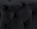 Sunpan Millie Tufted Ottoman - Piccolo Black/Prosecco