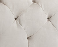 Sunpan Millie Tufted Ottoman - Piccolo Black/Prosecco