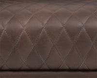 Sunpan Dax Swivel Lounge Chair in Coal Black / Havana Dark Brown