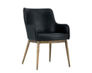 Sunpan Franklin Dining Armchair - Beige Linen/Bravo Cream/ Vintage Black/Vintage Blue