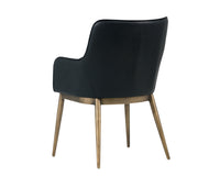 Sunpan Franklin Dining Armchair - Beige Linen/Bravo Cream/ Vintage Black/Vintage Blue
