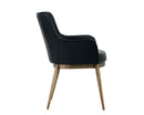 Sunpan Franklin Dining Armchair - Beige Linen/Bravo Cream/ Vintage Black/Vintage Blue