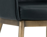 Sunpan Franklin Dining Armchair - Beige Linen/Bravo Cream/ Vintage Black/Vintage Blue