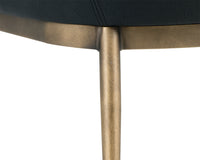 Sunpan Franklin Dining Armchair - Beige Linen/Bravo Cream/ Vintage Black/Vintage Blue