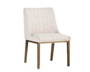 Sunpan Halden Dining Chair - Beige Linen/Bravo Cream/Bravo Metal/Vintage Black/Vintage Blue/Vintage Cognac-Set of Two