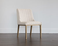 Sunpan Halden Dining Chair - Beige Linen/Bravo Cream/Bravo Metal/Vintage Black/Vintage Blue/Vintage Cognac-Set of Two