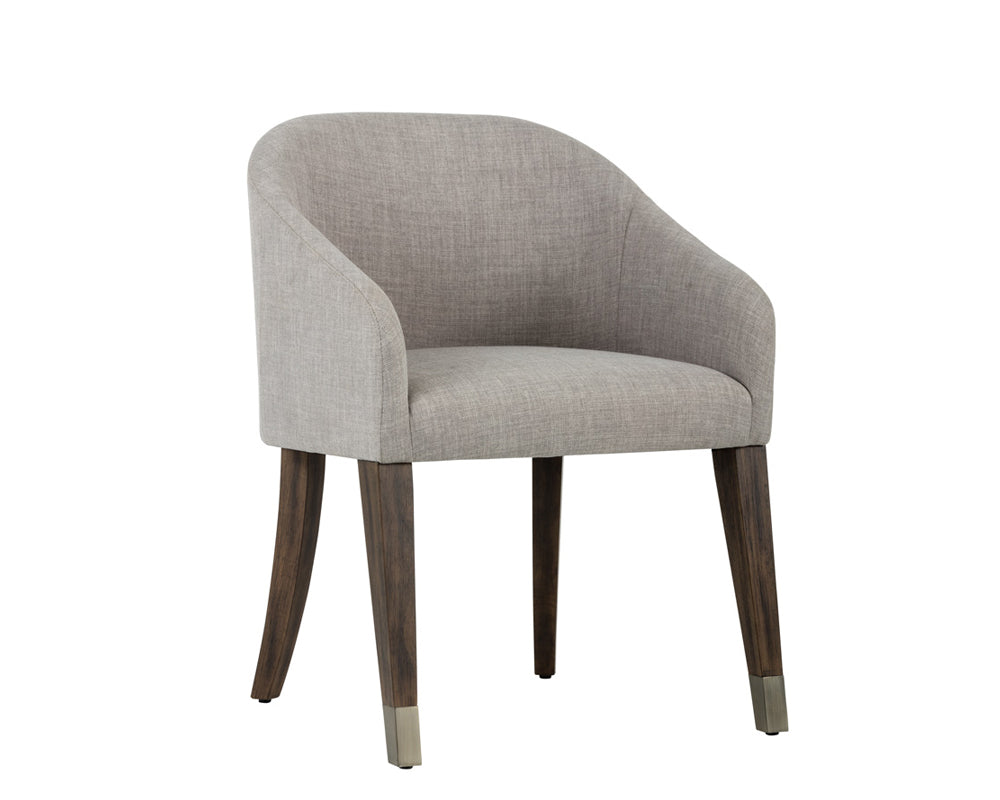 Sunpan Nellie Dining Armchair - Arena Cement/Navy