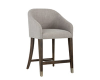 Sunpan Nellie Counter Stool in Arena Cement/Navy