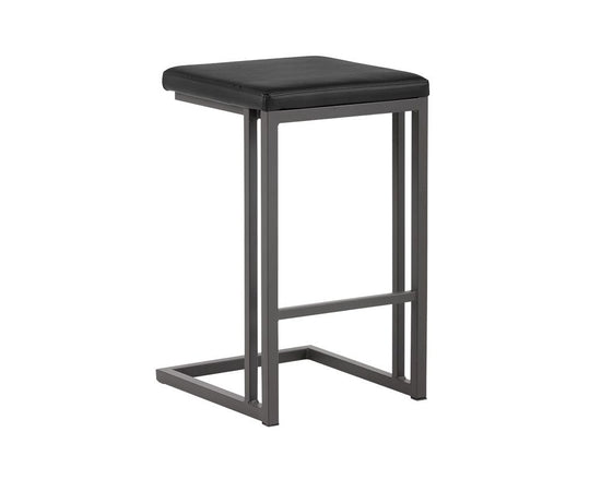 SUNPAN Boone Counter Stool - Grey - Onyx