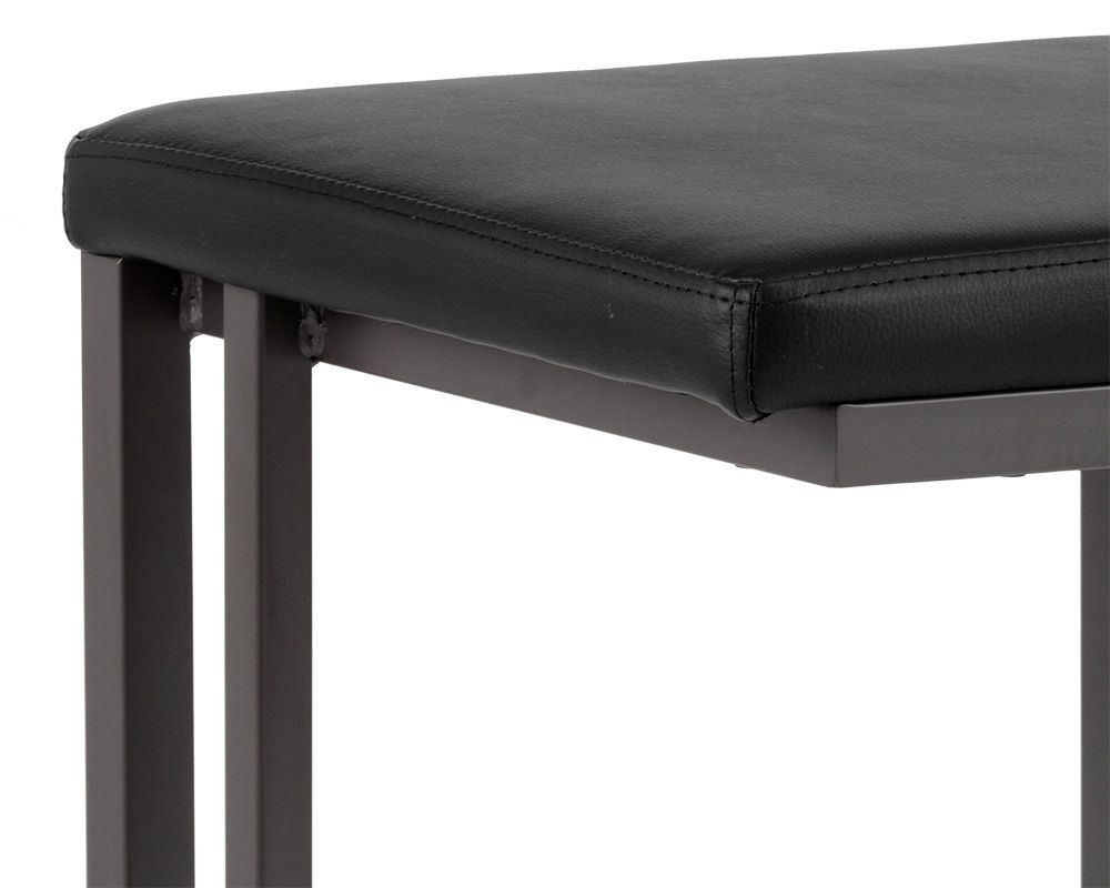 SUNPAN Boone Counter Stool - Grey - Onyx