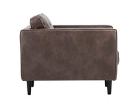 Sunpan Donnie Armchair - Coal Black/Dark Grey/Havana Dark Brown/Light Grey/Tobacco Tan