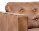 Sunpan Donnie Armchair - Coal Black/Dark Grey/Havana Dark Brown/Light Grey/Tobacco Tan