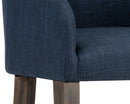 Sunpan Nellie Counter Stool in Arena Cement/Navy