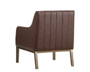 Sunpan Wolfe Lounge Chair in Beige Linen/Bravo Cream/Bravo Metal/Vintage Black/Vintage Blue/Vintage Cognac
