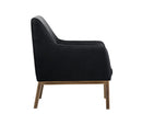 Sunpan Wolfe Lounge Chair in Beige Linen/Bravo Cream/Bravo Metal/Vintage Black/Vintage Blue/Vintage Cognac