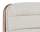 Sunpan Lincoln Lounge Chair in Beige Linen/Vintage Black/Vintage Blue/Vintage Cognac