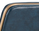 Sunpan Lincoln Lounge Chair in Beige Linen/Vintage Black/Vintage Blue/Vintage Cognac