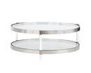 Sunpan York Coffee Table - Stainless Steel