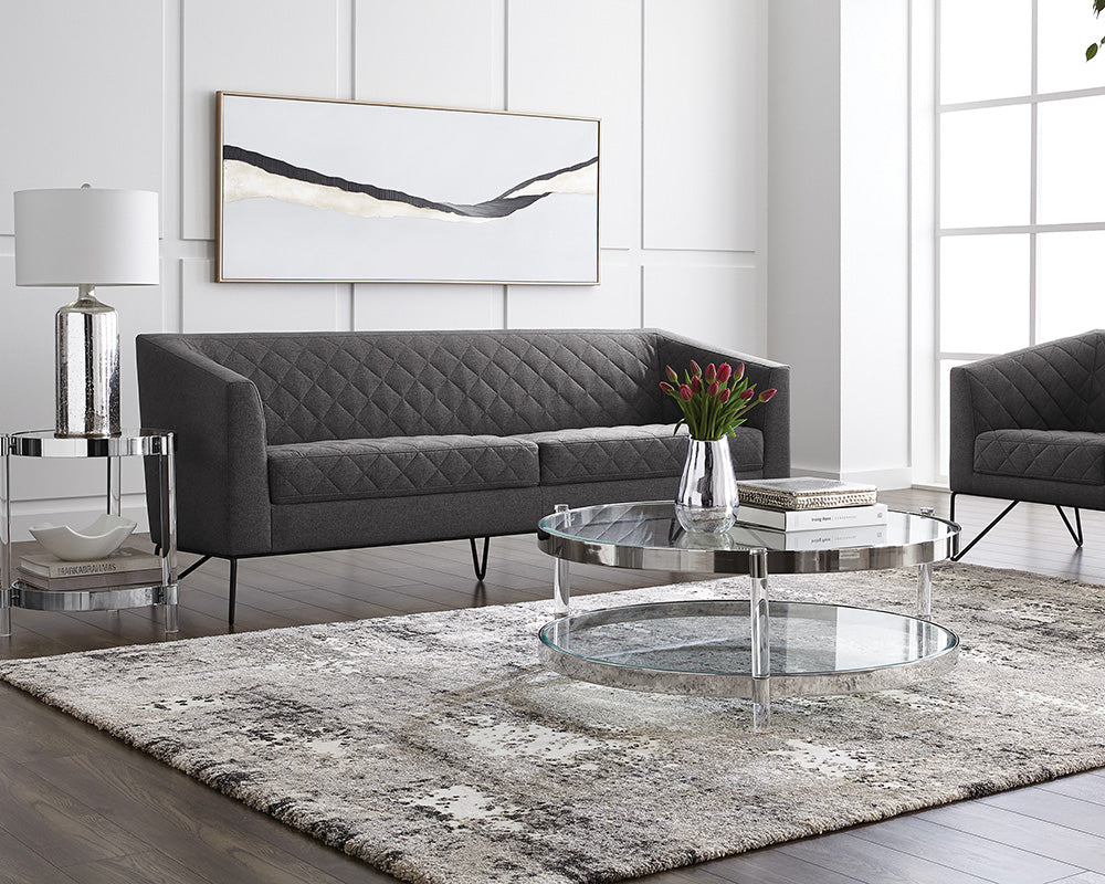Sunpan York Coffee Table - Stainless Steel