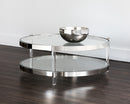 Sunpan York Coffee Table - Stainless Steel