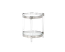 Sunpan York Side Table - Stainless Steel