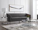 Sunpan York Side Table - Stainless Steel