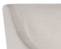 Sunpan Zane Wheeled Lounge Chair in Abbington Black/Piccolo Pebble/Piccolo Prosecco