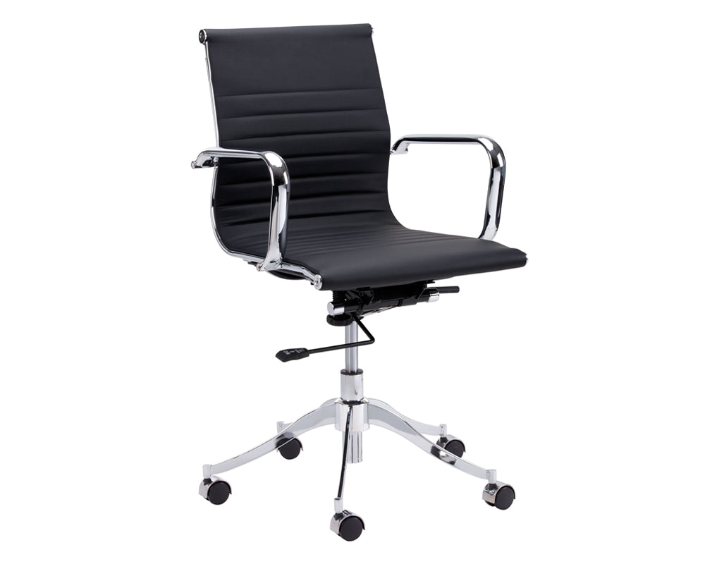 Sunpan Tyler Office Chair - Onyx/Tan