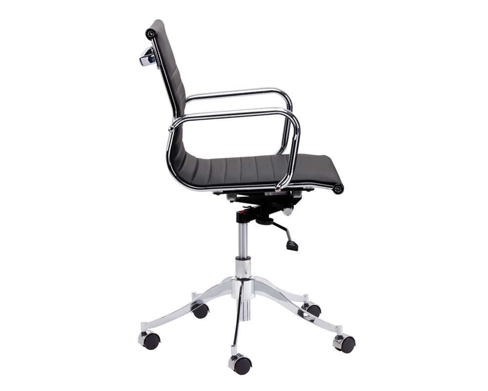 Sunpan Tyler Office Chair - Onyx/Tan