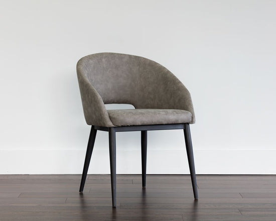 SUNPAN Thatcher Dining Armchair - Black - Antique Grey, Black - Blush Sky, Black - Deep Green Sky, Champagne Gold - Onyx, Champagne Gold - Snow
