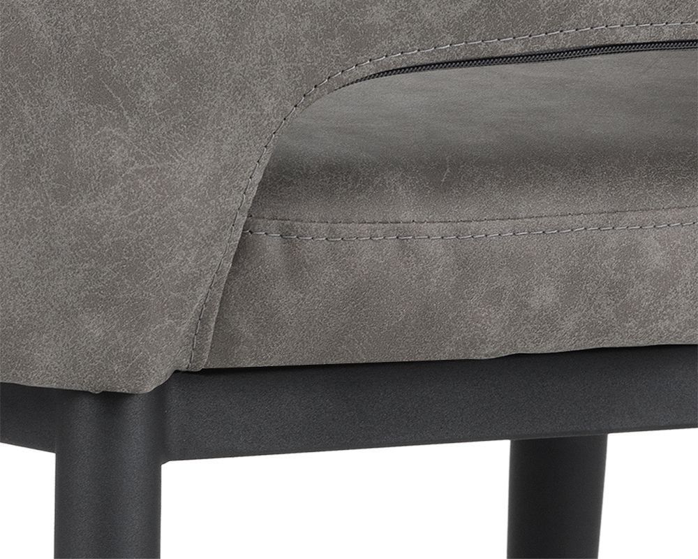 SUNPAN Thatcher Dining Armchair - Black - Antique Grey, Black - Blush Sky, Black - Deep Green Sky, Champagne Gold - Onyx, Champagne Gold - Snow