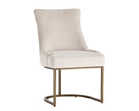 Sunpan Florence Dining Chair - Abbington Black/Piccolo Pebble/Piccolo Prosecco