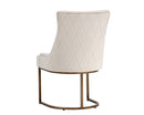 Sunpan Florence Dining Chair - Abbington Black/Piccolo Pebble/Piccolo Prosecco