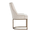 Sunpan Florence Dining Chair - Abbington Black/Piccolo Pebble/Piccolo Prosecco