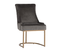 Sunpan Florence Dining Chair - Abbington Black/Piccolo Pebble/Piccolo Prosecco
