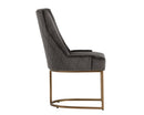 Sunpan Florence Dining Chair - Abbington Black/Piccolo Pebble/Piccolo Prosecco