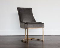 Sunpan Florence Dining Chair - Abbington Black/Piccolo Pebble/Piccolo Prosecco