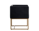 Sunpan Kwan Lounge Chair - Vintage Black/Blue