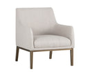 Sunpan Wolfe Lounge Chair in Beige Linen/Bravo Cream/Bravo Metal/Vintage Black/Vintage Blue/Vintage Cognac