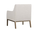 Sunpan Wolfe Lounge Chair in Beige Linen/Bravo Cream/Bravo Metal/Vintage Black/Vintage Blue/Vintage Cognac