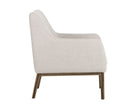 Sunpan Wolfe Lounge Chair in Beige Linen/Bravo Cream/Bravo Metal/Vintage Black/Vintage Blue/Vintage Cognac