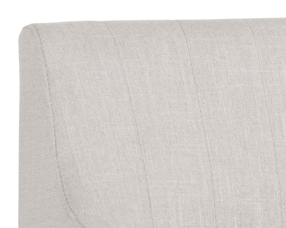 Sunpan Wolfe Lounge Chair in Beige Linen/Bravo Cream/Bravo Metal/Vintage Black/Vintage Blue/Vintage Cognac