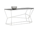 Sunpan Nathaniel Console Table - Grey Marble